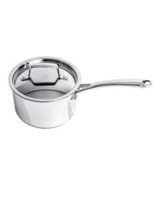 Professional 5pc Tri-Ply 18/10 Stainless Steel Starter Cookware Set, SS Lids