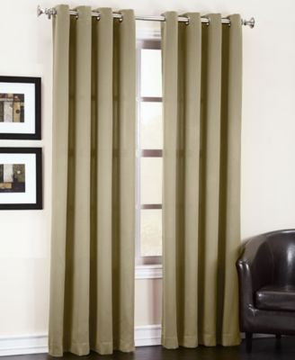 Photo 1 of 2 PANELS Sun Zero LICHTENBERG Energy Saving Light-Filtering Grommet Top Single Curtain 54X95