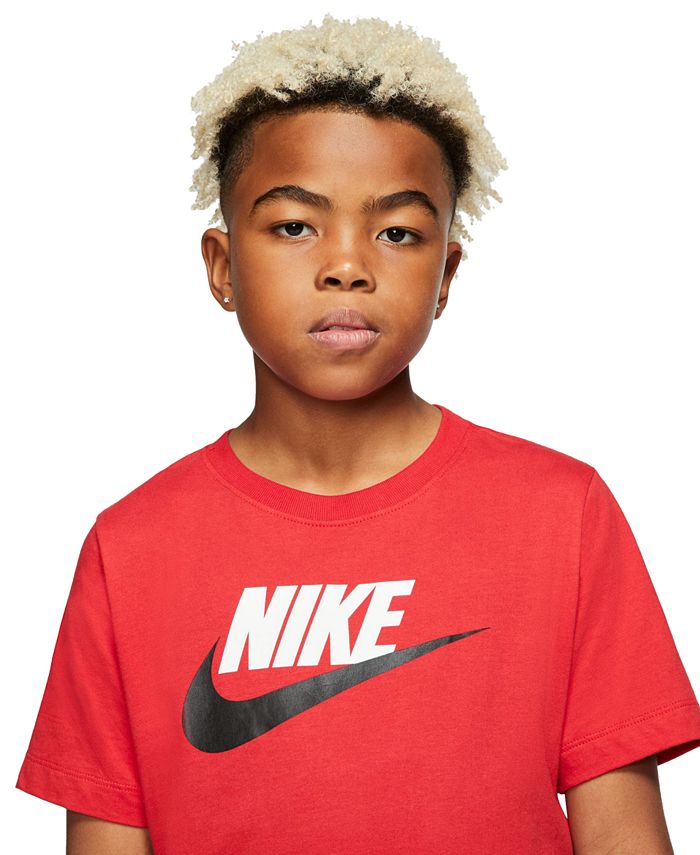 Nike Sportswear Big Kids' Cotton T-Shirt - Macy's