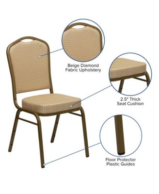 Crown Back Stacking Banquet Dining Chair