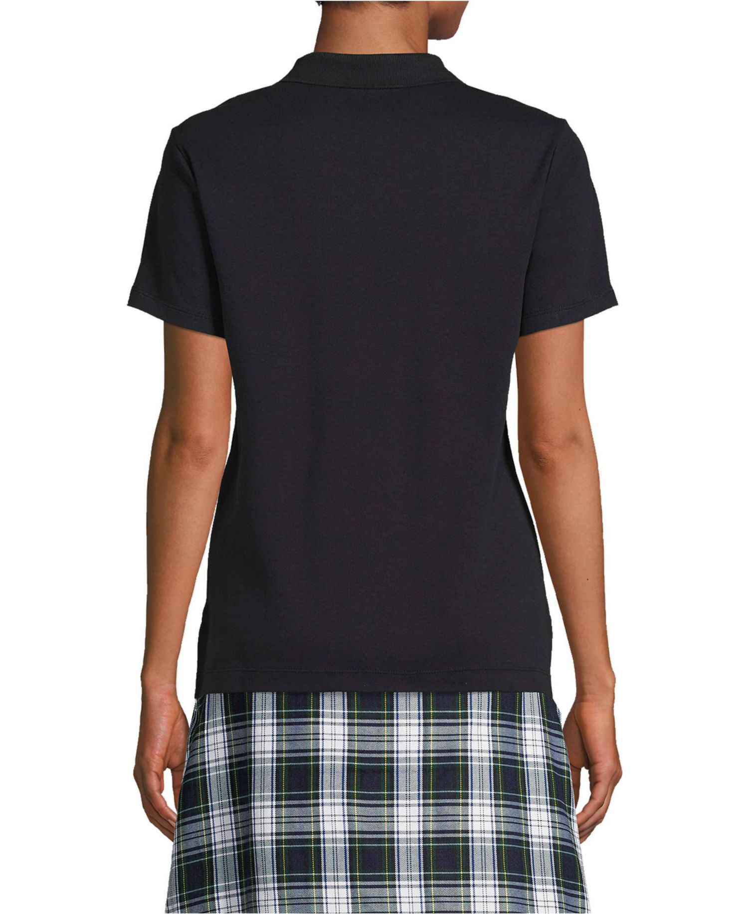 Women's Short Sleeve Feminine Fit Interlock Polo Shirt