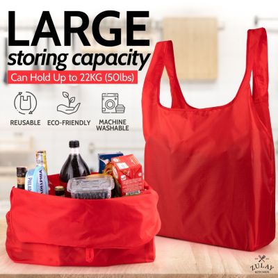 5 Pack 50 Pound Reusable Grocery Bags - Reusable Bags With Handles