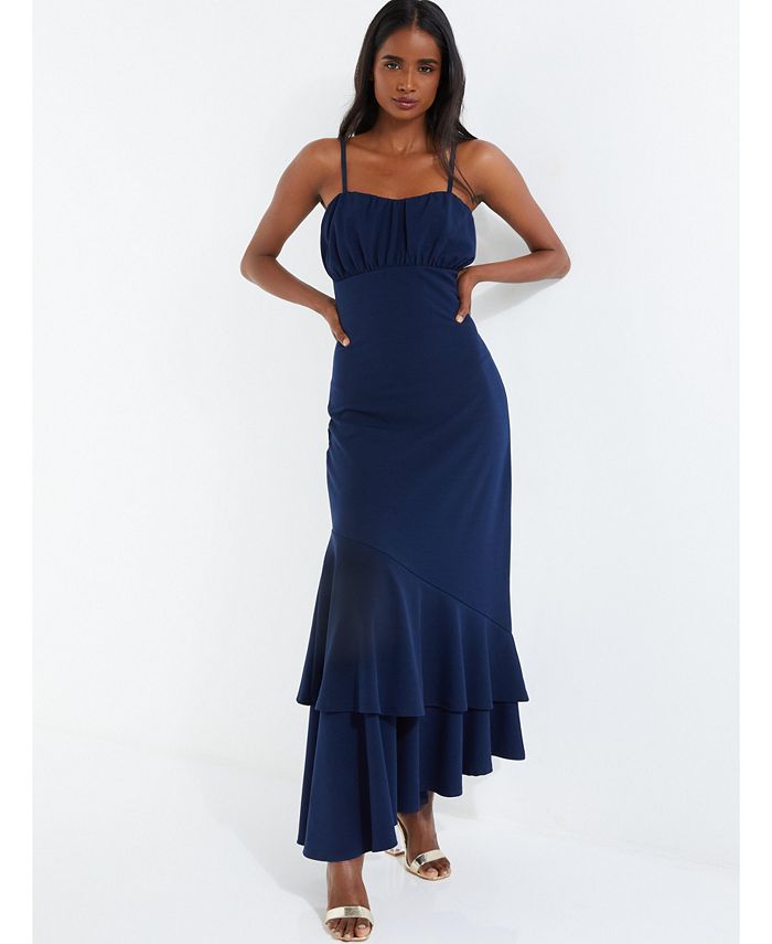Quiz blue maxi dress outlet