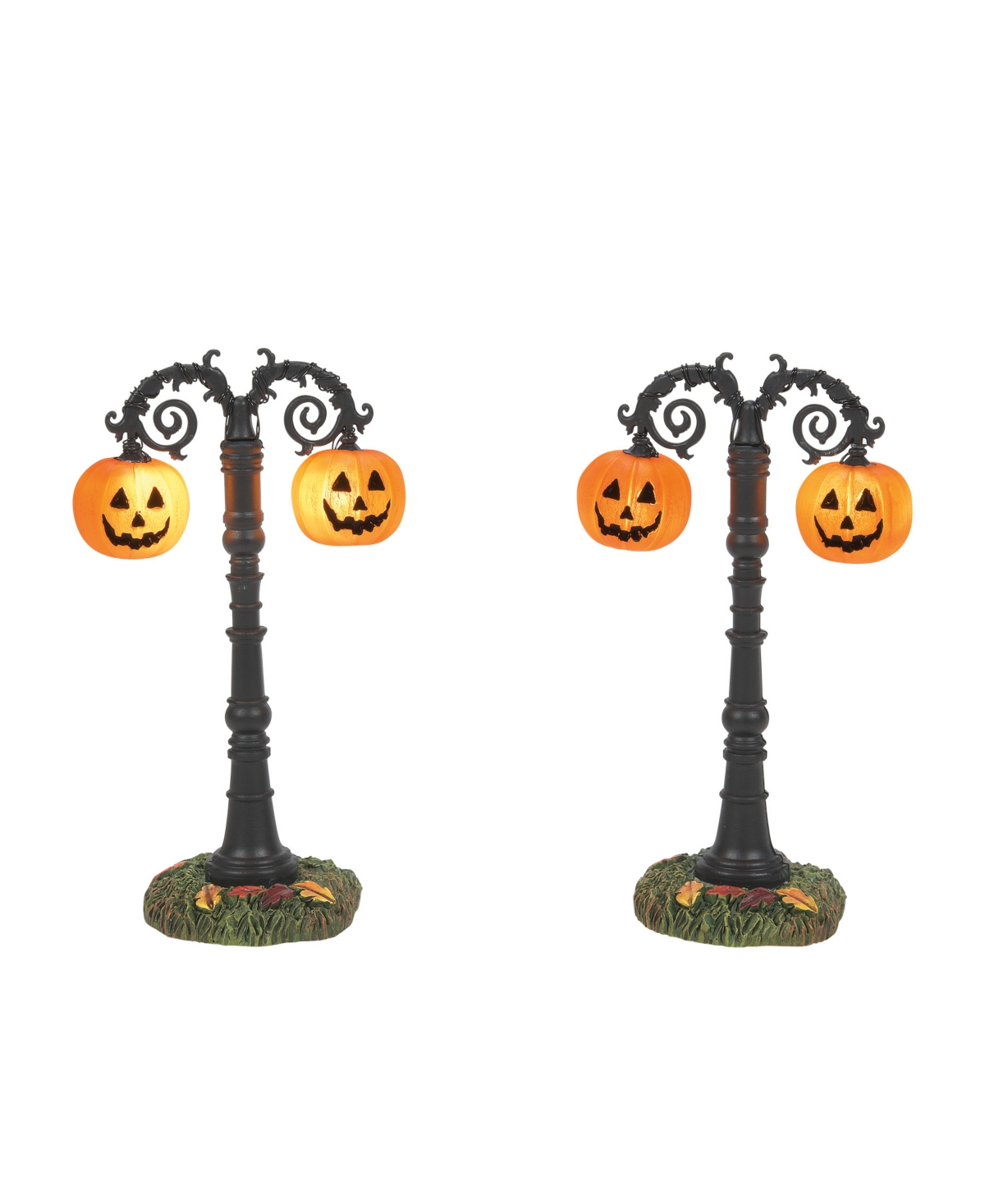 Department 56 Hallows Eve Lit Street Lamps In Multi