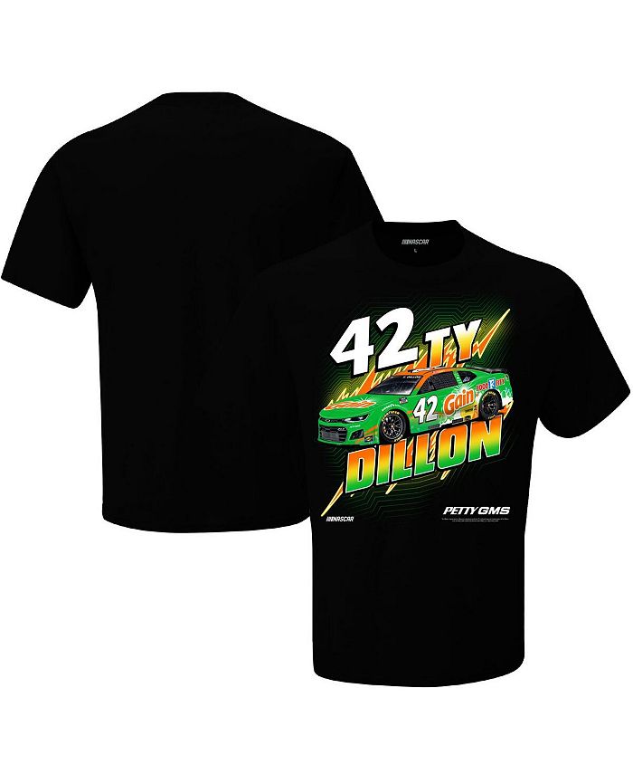 Checkered Flag Sports Men's Black Ty Dillon Gain 1-Spot Car T-shirt ...