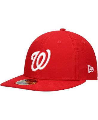 Men's Scarlet Washington Nationals Low Profile 59FIFTY Fitted Hat