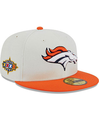 New Era Men's Cream Denver Broncos Retro 59FIFTY Fitted Hat - Macy's