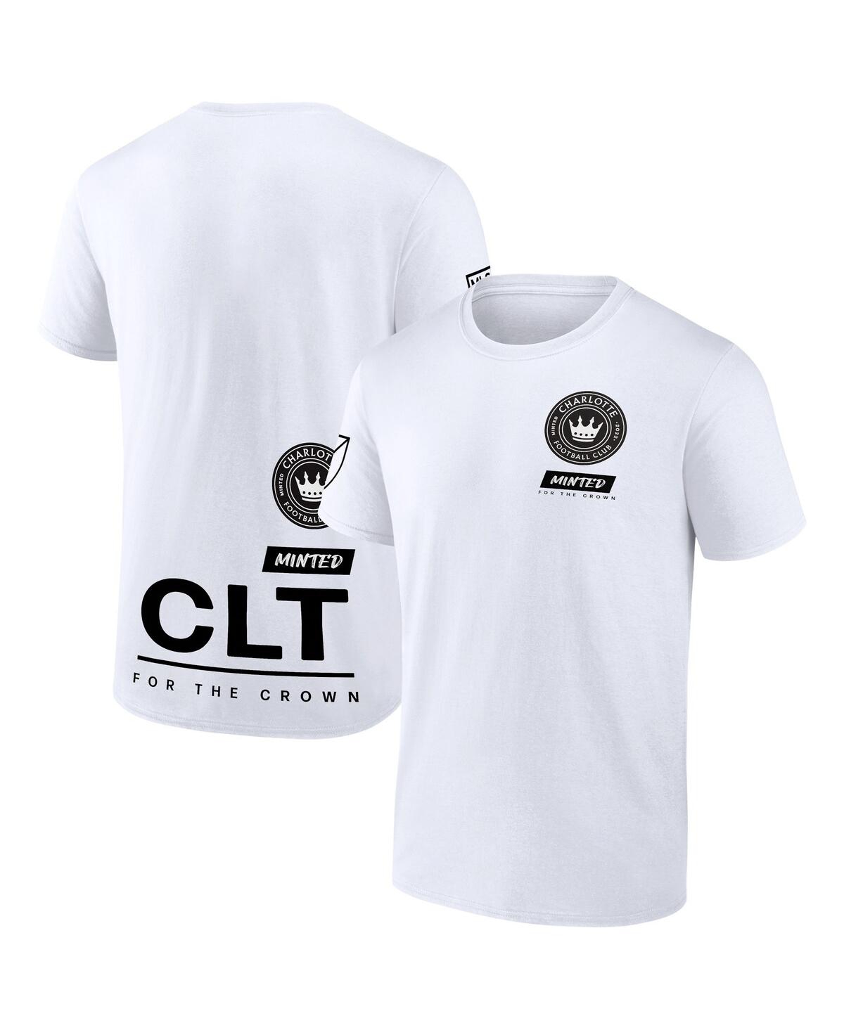 Shop Fanatics Men's  White Charlotte Fc Team Success T-shirt