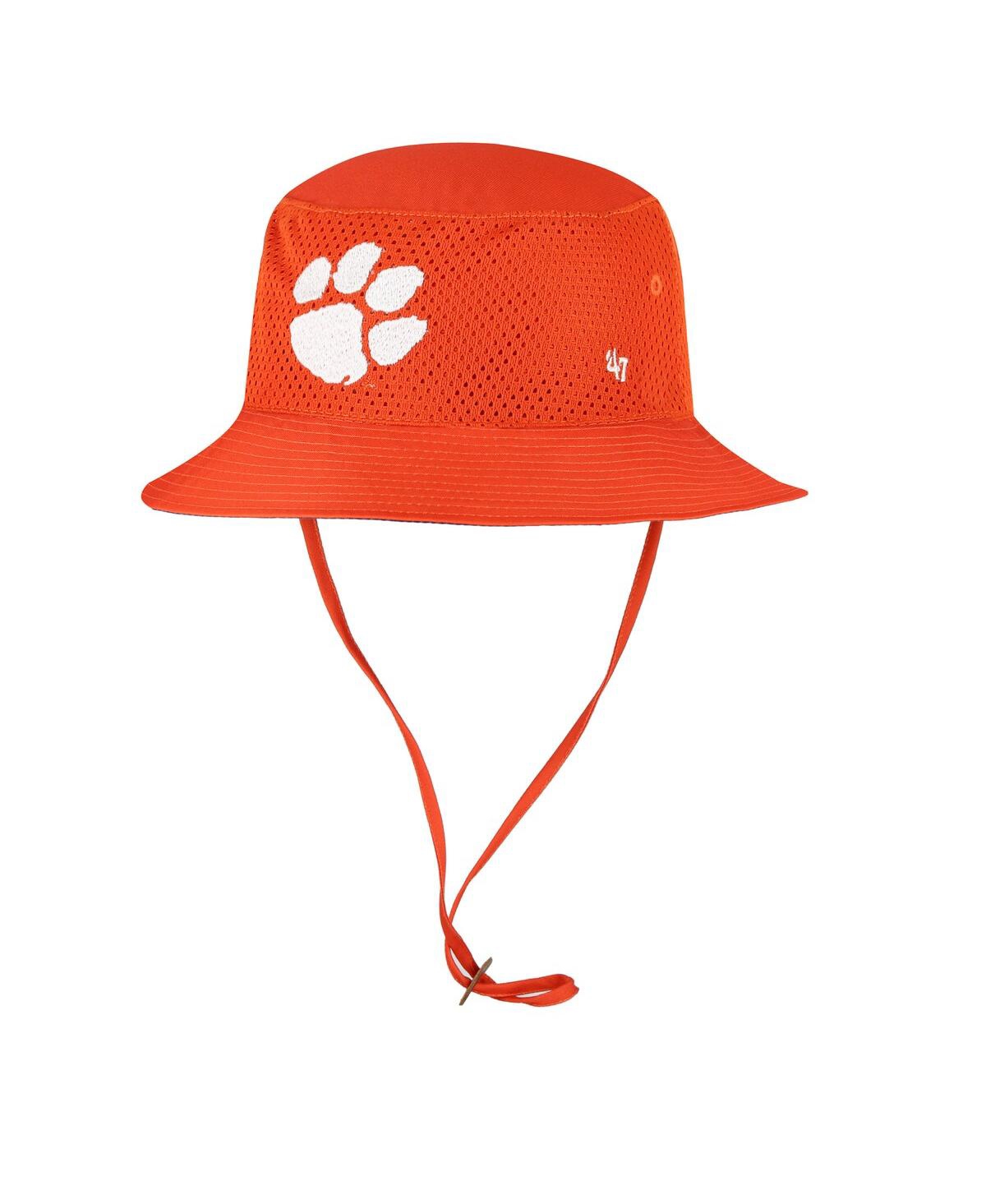 Shop 47 Brand Men's ' Orange Clemson Tigers Panama Pail Bucket Hat