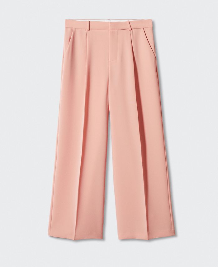 MANGO Women's Wide Leg Suit Pants Macy's
