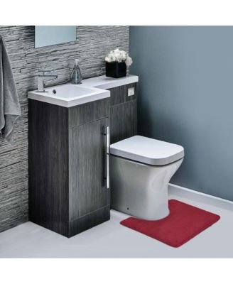 Non-Slip, Ultra Soft Plush, Memory Foam Bath Rug - Contour 24"x20"