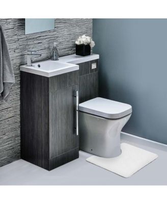 Non-Slip, Ultra Soft Plush, Memory Foam Bath Rug - Contour 24"x20"