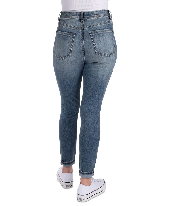 Indigo Rein Juniors' High-Rise Ripped Skinny Jeans - Macy's