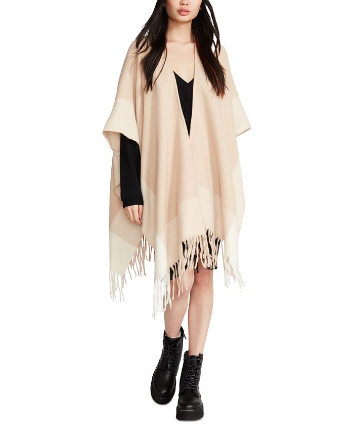 Steve madden poncho coat top