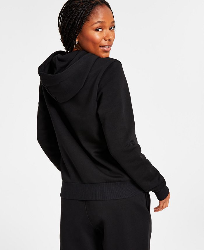 Reebok Women's Metallic Foil Logo Pullover Fleece Hoodie, A Macy's ...