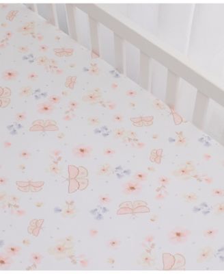 Baby Girls Cotton Jersey Crib Sheet
