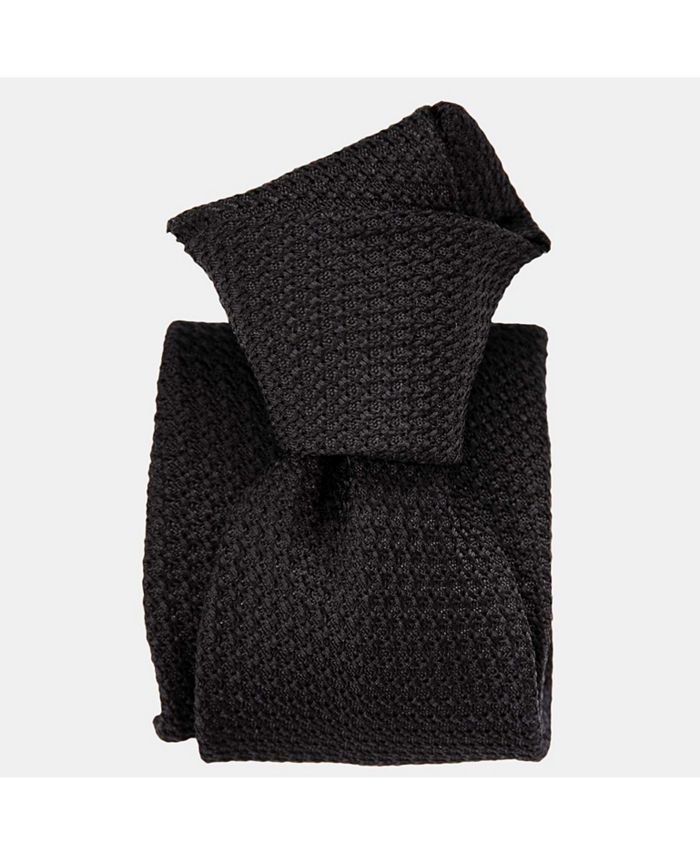 Duvall Solid Grenadine Silk Necktie