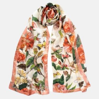 Windy Crocus Satin Long Scarf - MINT (Pack of 6)
