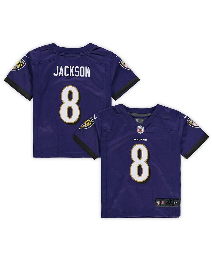 Nike Big Boys and Girls Baltimore Ravens Lamar Jackson Game Jersey - Macy's