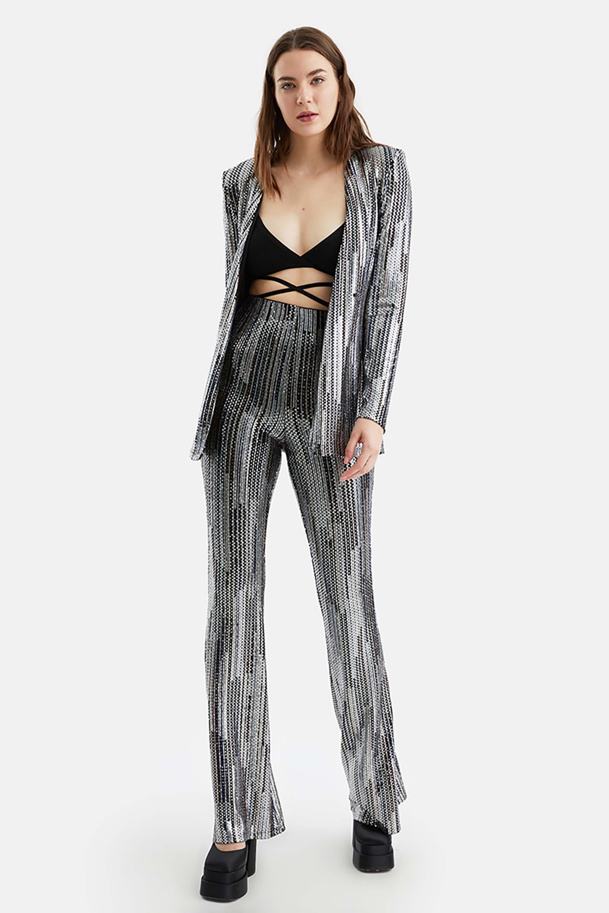 Women's Shoulder Pad Blazer