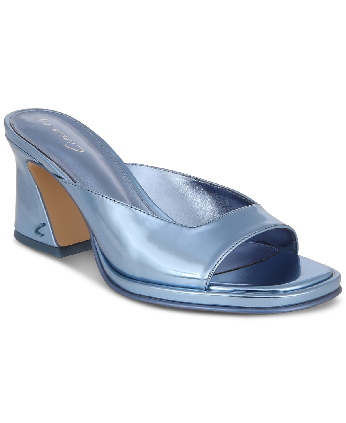Women's Hadie Square-Toe Slip-On Dress Sandals - Glacial Blue