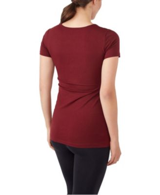 Maternity Nia Short Sleeves Round Neck Nursing Top