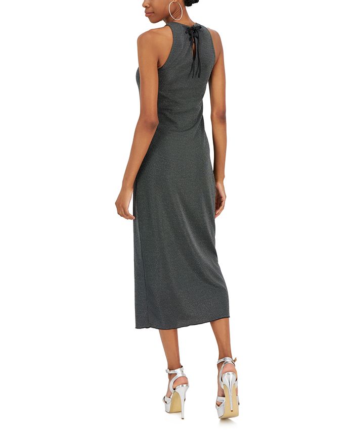 Kit & Sky Juniors' Metallic Bodycon Slip Dress Macy's