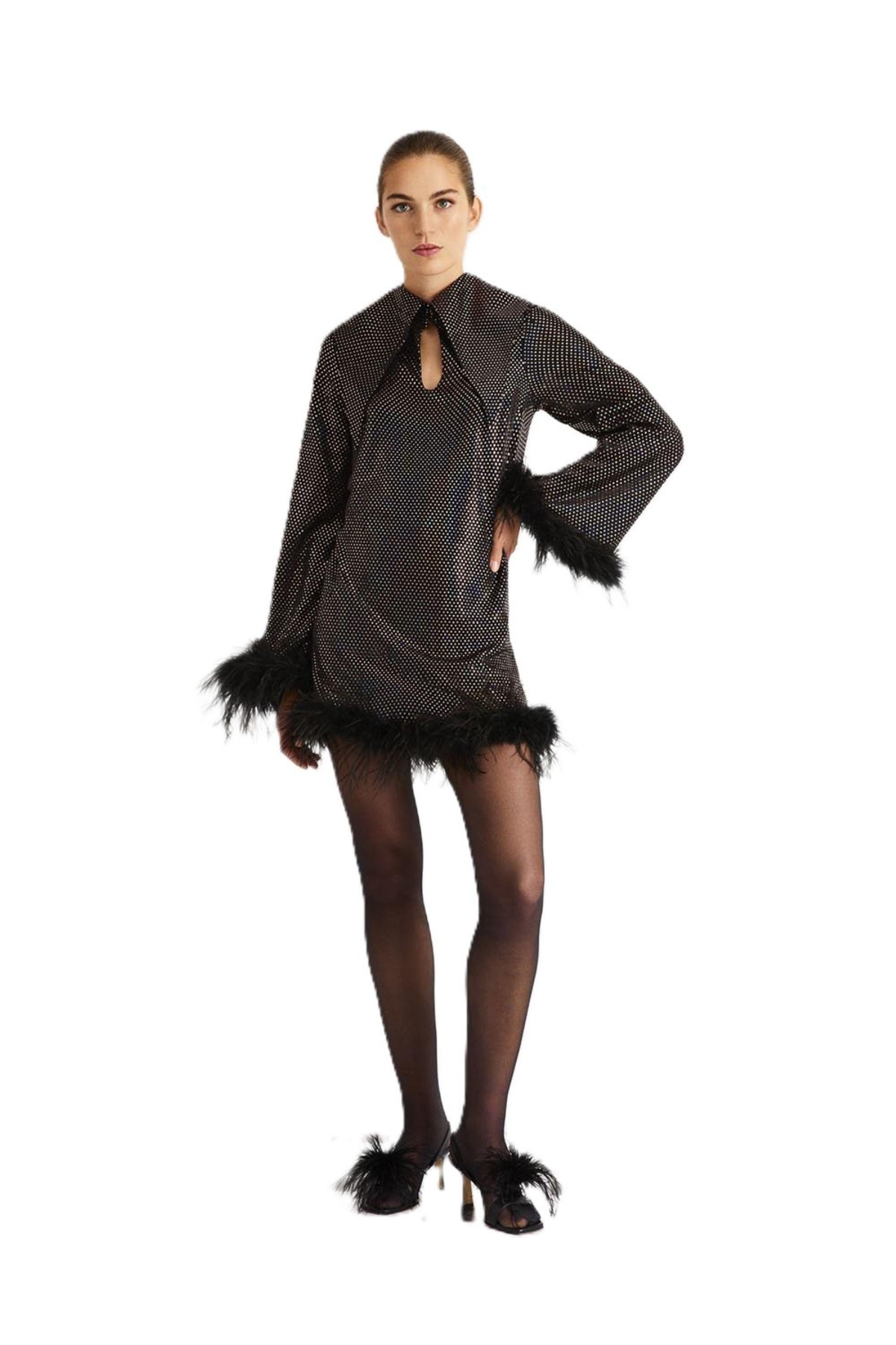 Nocturne Women's Polka Dot Mini Dress