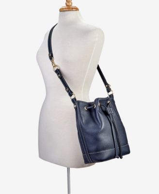 Cassie Leather Bucket Bag