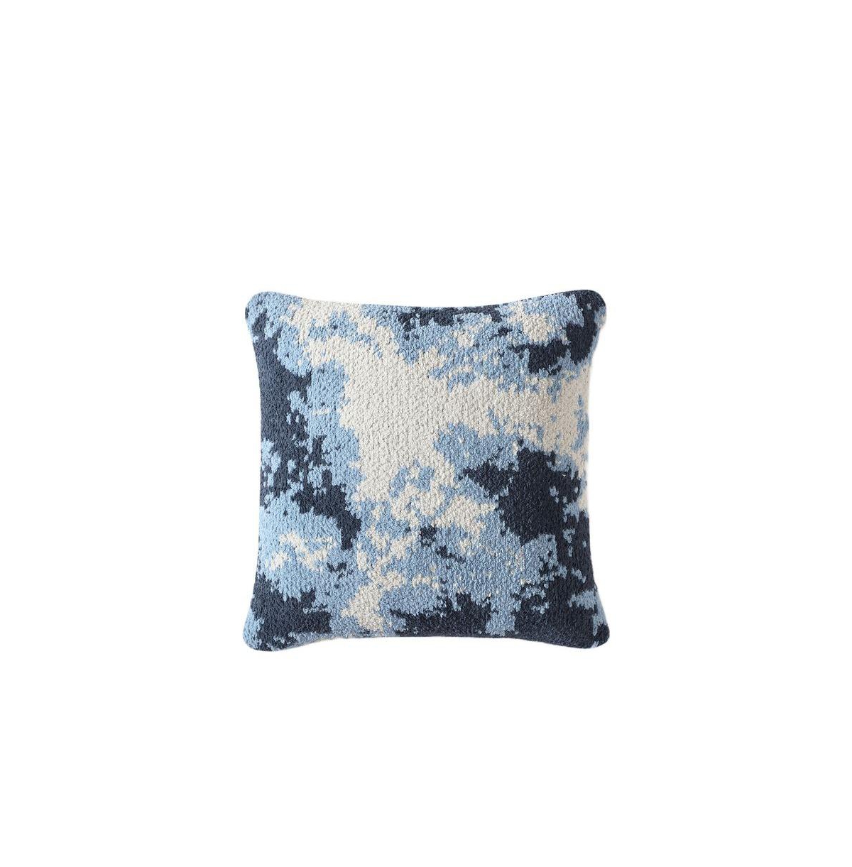 Sunday Citizen Pixel Decorative Pillow, 20" X 20" In Ocean