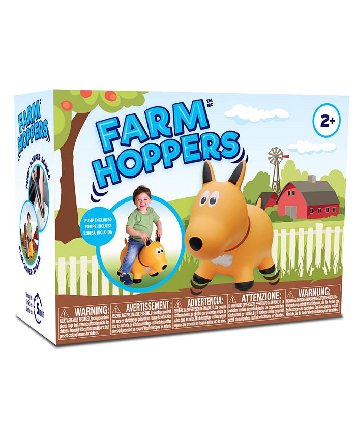 Farm Hoppers Dog RideOn Toddler Inflatable Bounce Toy Macy's