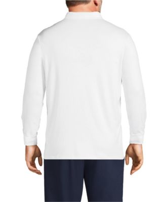 Big & Tall Long Sleeve Supima Interlock Polo Shirt