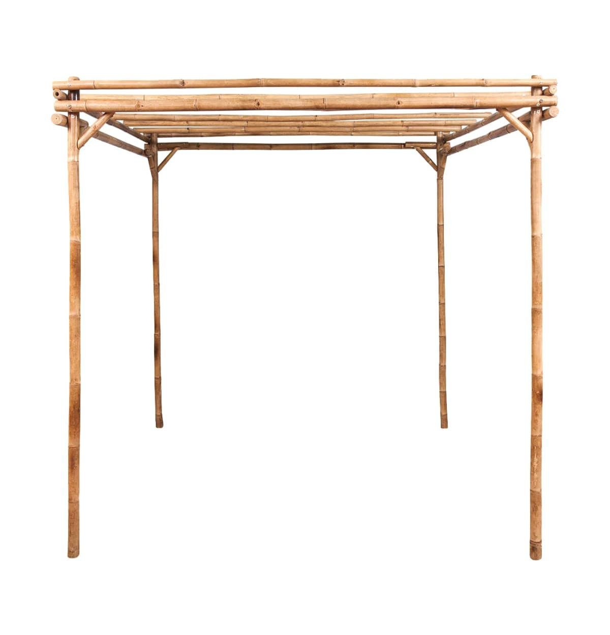 vidaXL Pergola Bamboo 67"x67"x86.6"