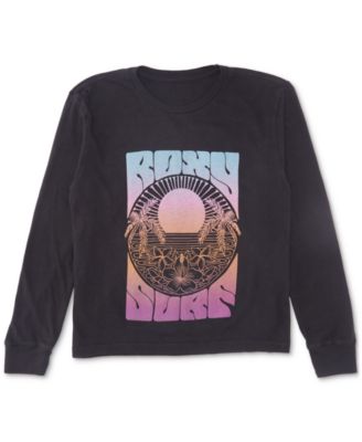 Roxy - Big Girls Sunset Tropics Printed Long-Sleeve T-Shirt
