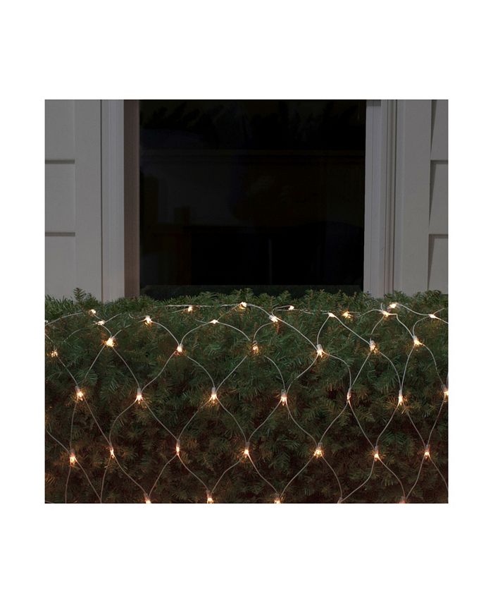 Northlight 4' x 6' Clear Mini Net Style Christmas Lights Wire Macy's