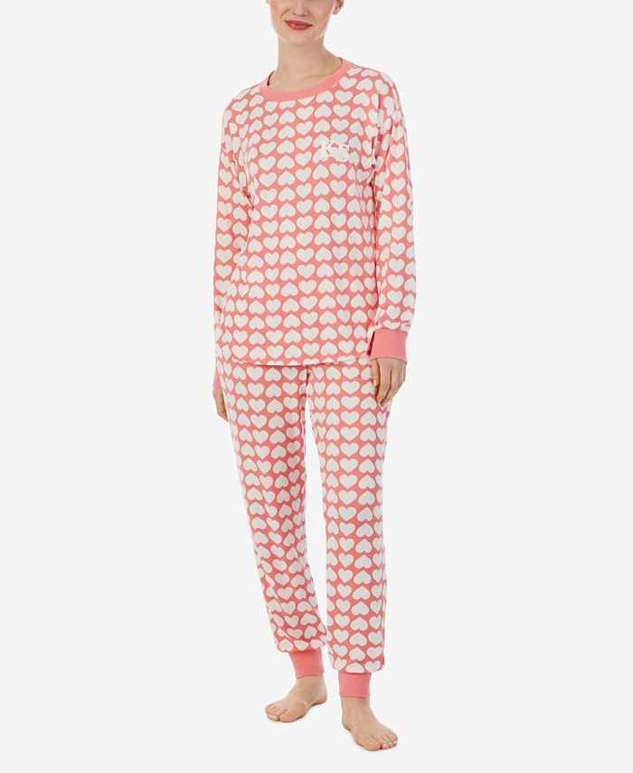 kate spade new york Women s Soft Knit Long Sleeve 2 Piece Pajama