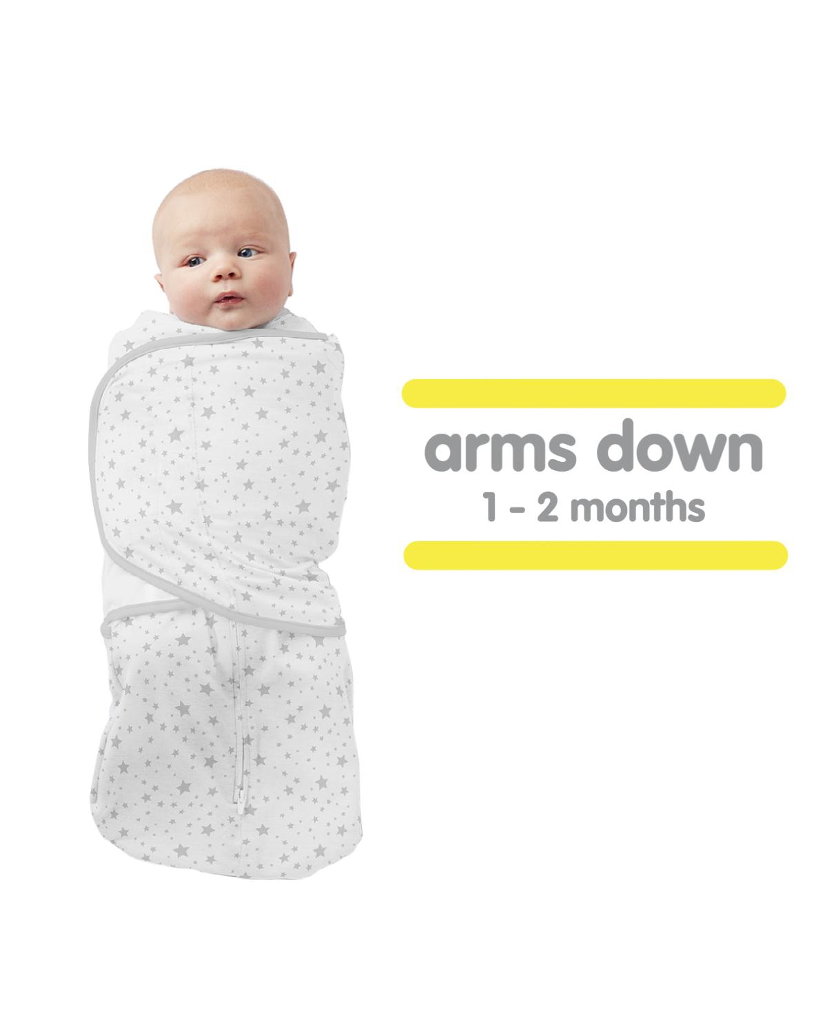 BreathableBaby 3-in-1 Swaddle Trio — Premium Activewear Jersey Knit — Arms Up, Arms Down, Arms Out
