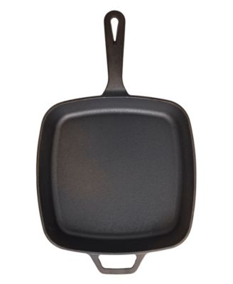 Cast Iron 11" Open Square Fry pan with Assist Handle