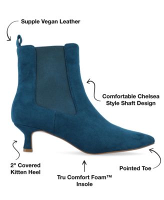 Women's Tenlee Pointed Toe Kitten Heel Dress Booties