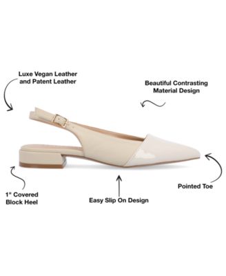 Women's Bertie Pointed Toe Slingback Flats