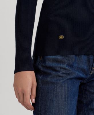 Ribbed Turtleneck Sweater