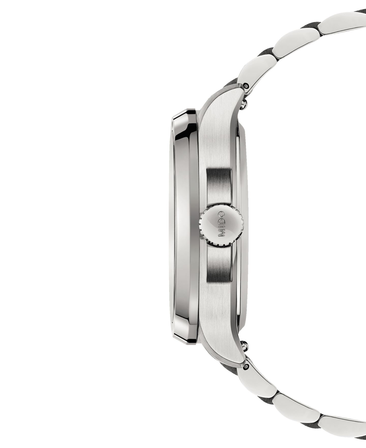 Мужские часы Mido Swiss Automatic Multifort Stainless Steel Bracelet Watch 41mm — фото 3