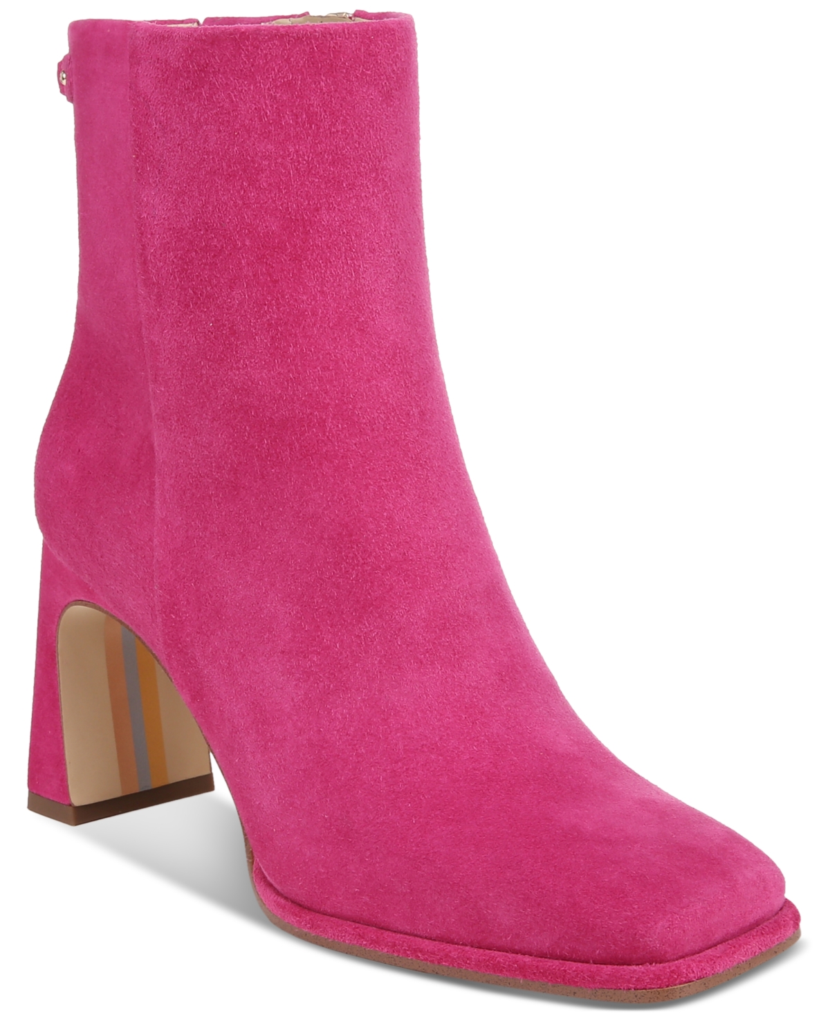 Bright pink booties discount