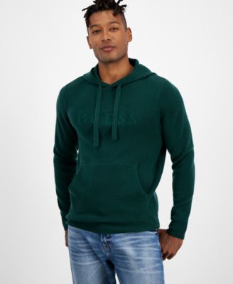 GUESS - Men's Alvin Knit Logo Hoodie