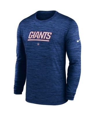 Nike Men's Royal New York Giants Sideline Team Velocity Performance ...