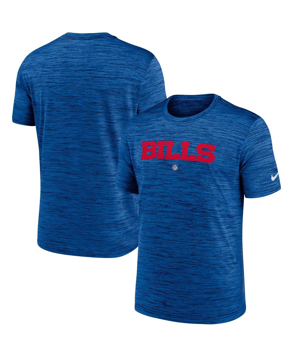 Shop Nike Men's  Royal Buffalo Bills Velocity Performance T-shirt