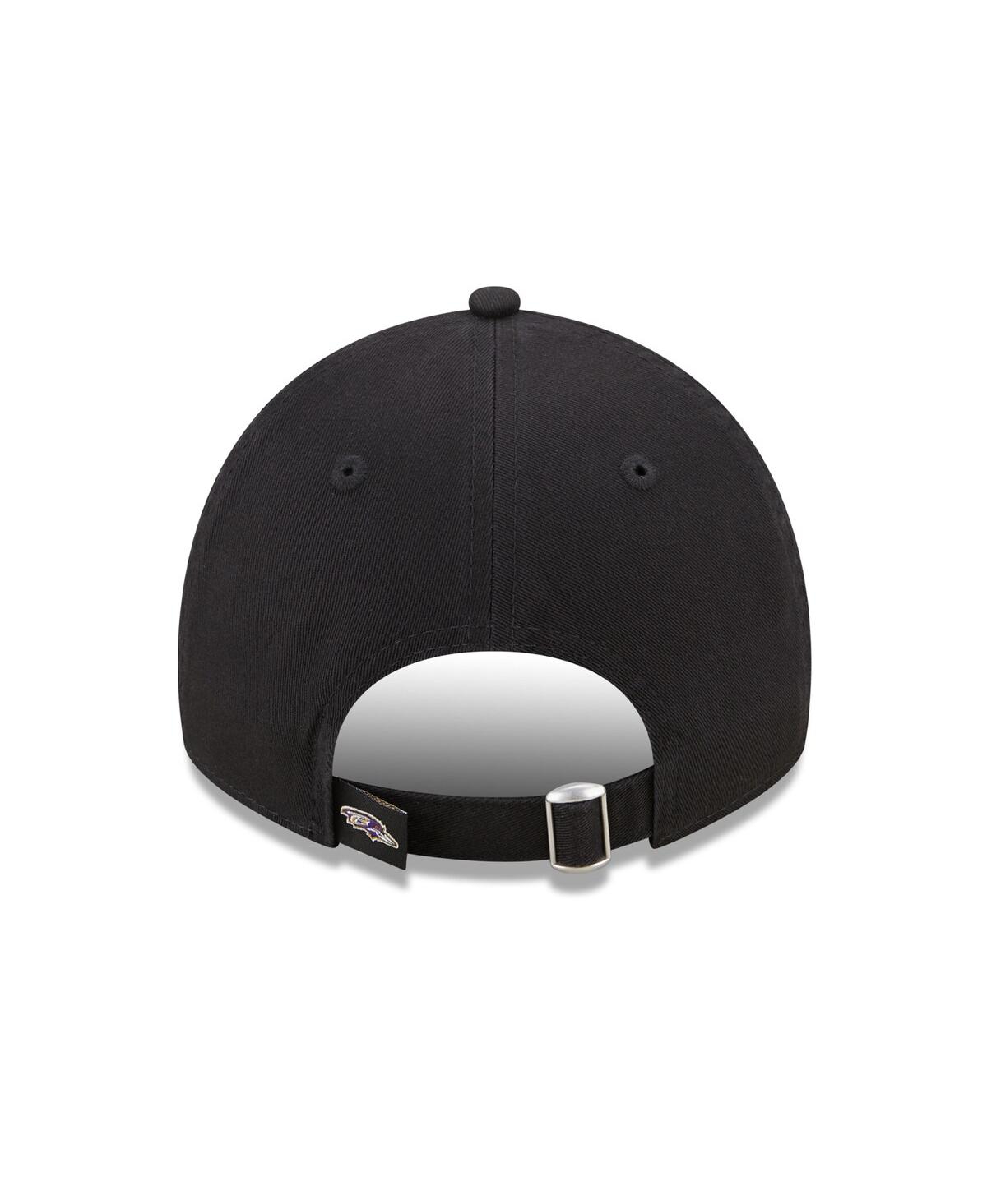 Women's New EraBaltimore Ravens Collegiate 9TWENTY Adjustable Hat - Black