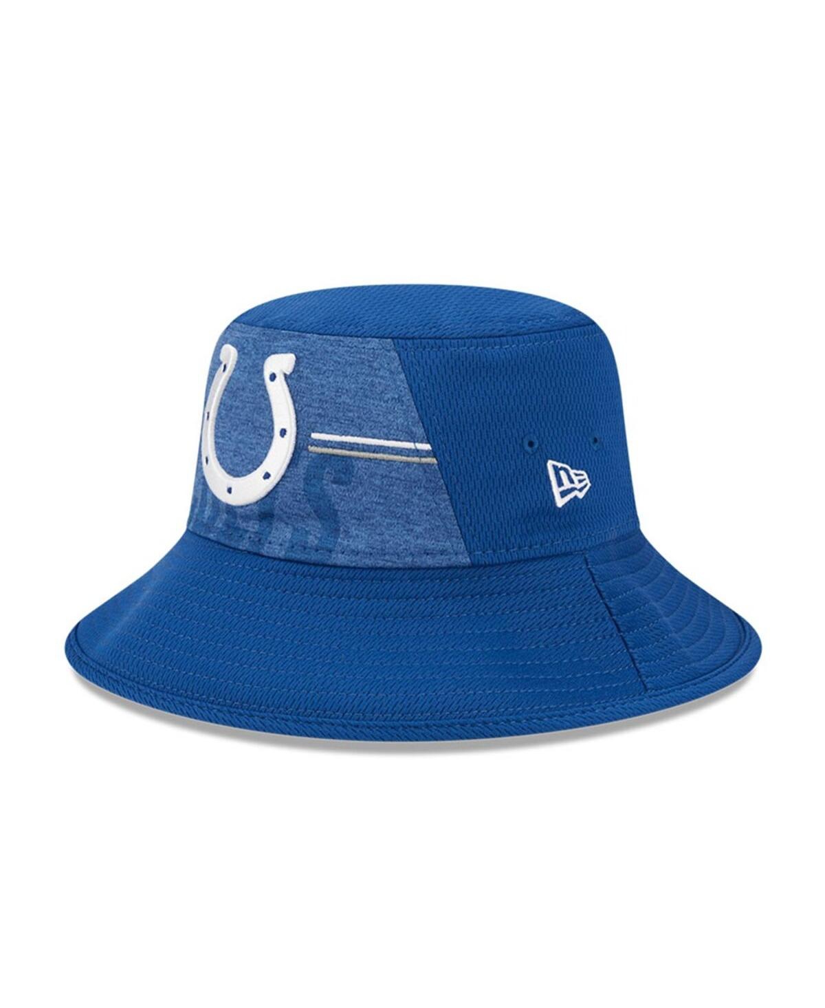 Shop New Era Men's  Royal Indianapolis Colts 2023 Nfl Training Camp Stretch Bucket Hat