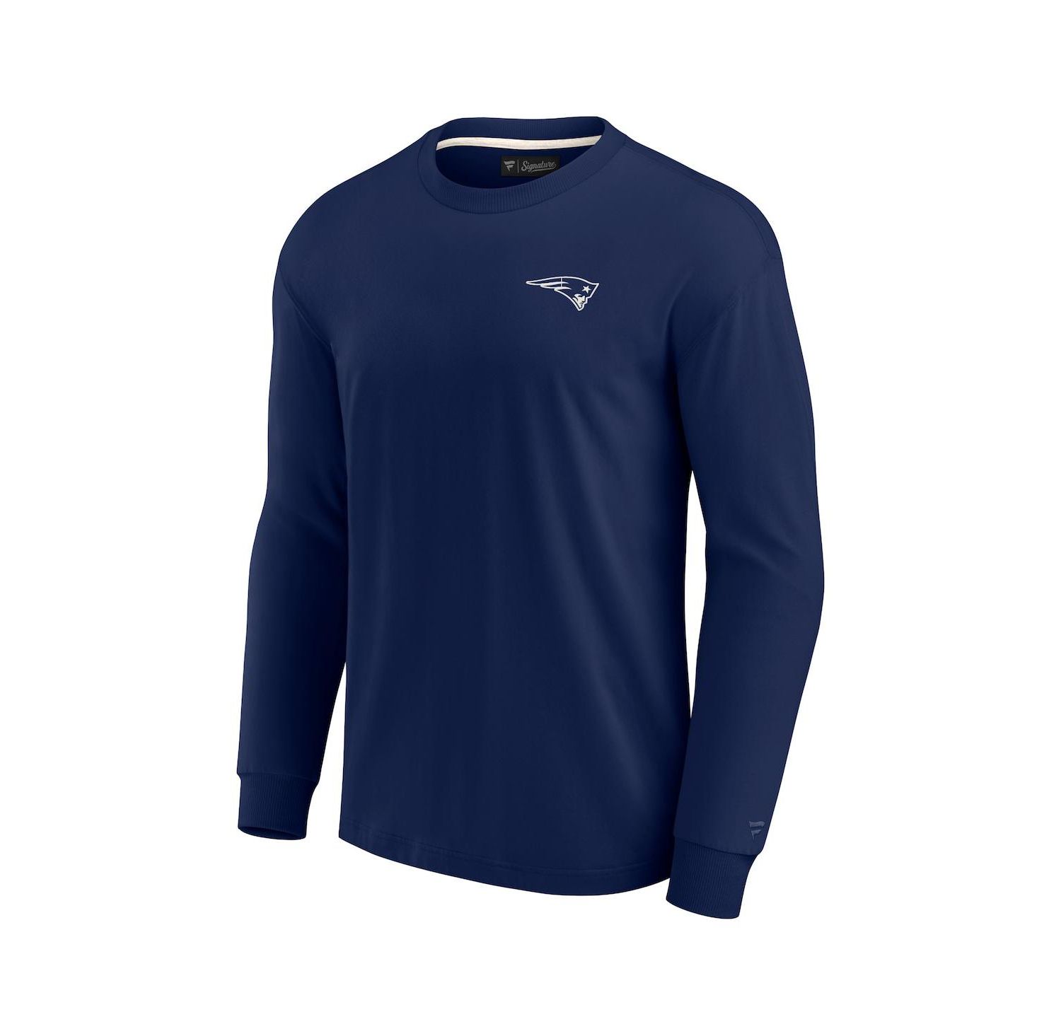 Men's and Women's Navy New England Patriots Super Soft Long Sleeve T-shirt