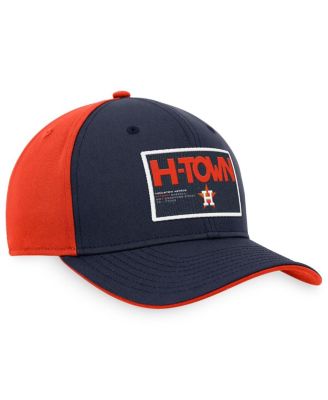 Men's Navy, Orange Houston Astros Classic99 Colorblock Performance Snapback Hat